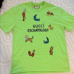 Gucci Bright Green Eschatology Tee